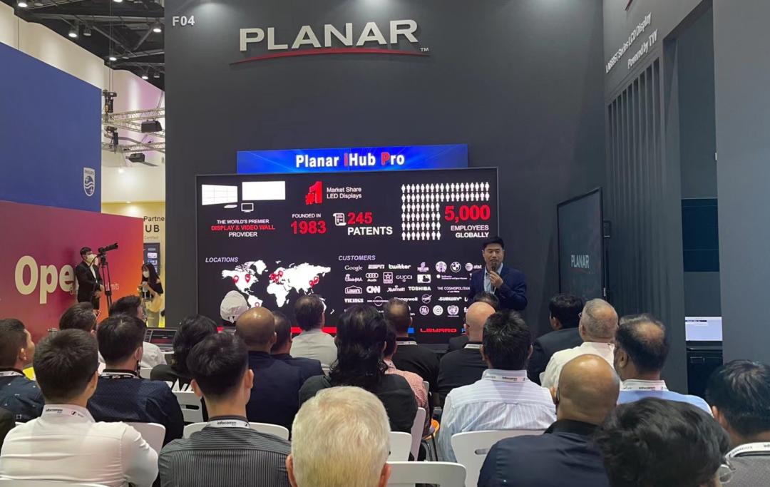 InfoComm Asia | 米兰Planar全球首发第四代Micro LED智能一体机